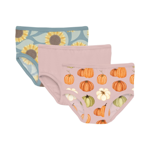 Kickee Pants Kids Print Girls Underwear Set of 3 (Little Kid/Big Kid)