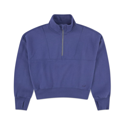 abercrombie kids Essential Quarter Zip Pullover (Big Kid)