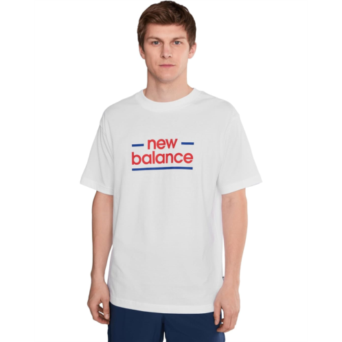 Mens New Balance Linear Lines T-shirt