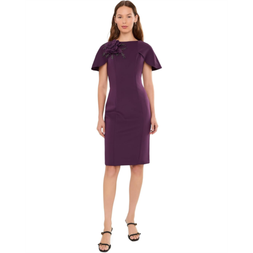 Womens Adrianna Papell Scuba Short Dress