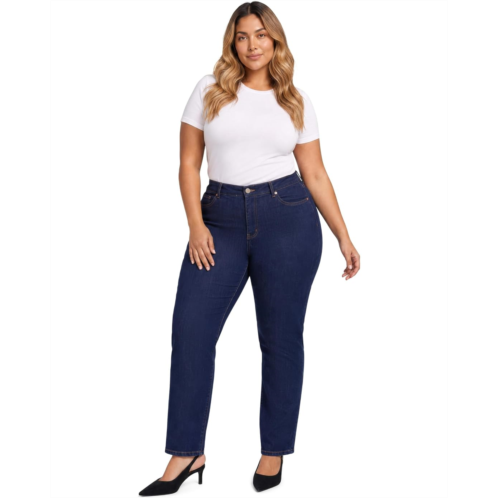 Womens NYDJ Plus Size Super High-Rise Kasey Stovepipe Jeans