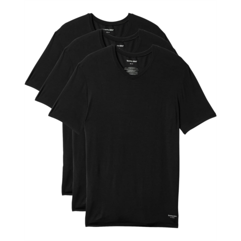 Mens Tommy John Second Skin Modal V-Neck Stay Tucked Undershirt 3-Pack