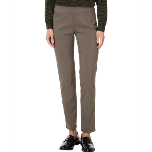 Womens Elliott Lauren Control Stretch Pull-On Ankle Pants with Back Slit detail