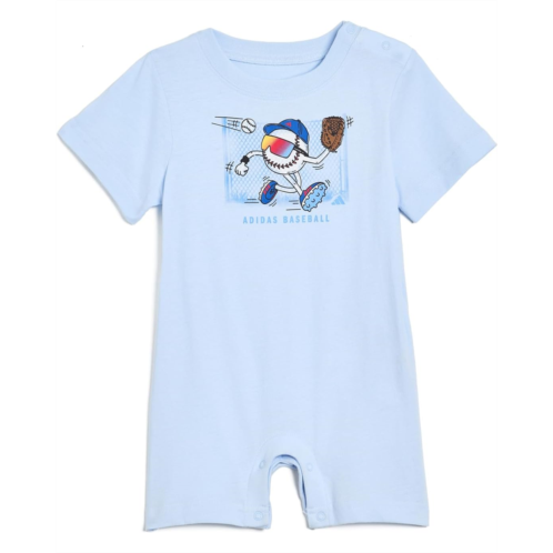 Adidas Kids Graphic Shortie Romper (Infant)