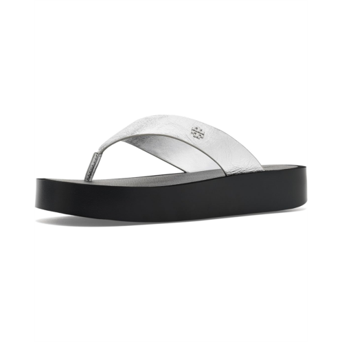 Womens Tory Burch Leather Platform Flip Flop