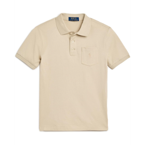 Boys Polo Ralph Lauren Kids Cotton Jersey Pocket Polo Shirt (Big Kid)