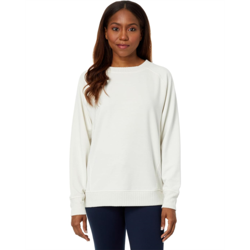 Jockey Active Cozy Fleece Oversized Rib Detail Crew