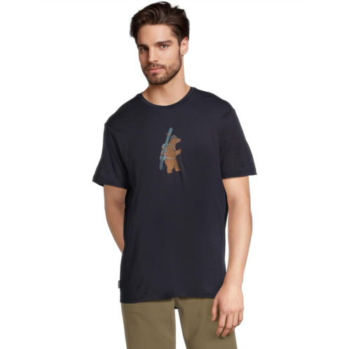 Mens Icebreaker Merino 150 Tech Lite Short Sleeve Tee Bear Tour