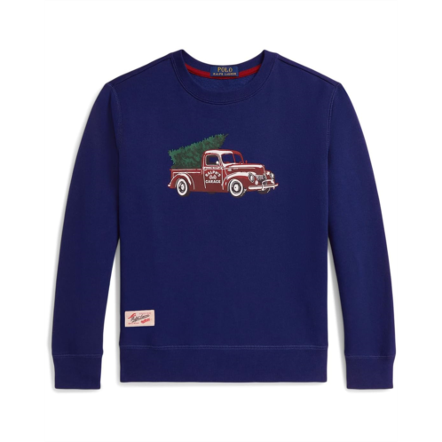 Boys Polo Ralph Lauren Kids RALPHS Garage Fleece Sweatshirt (Big Kid)