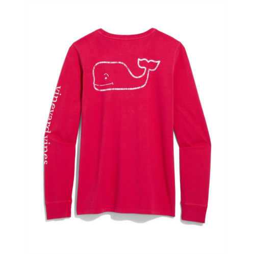 Vineyard Vines Garment-Dyed Vintage Whale Long-Sleeve Pocket Tee