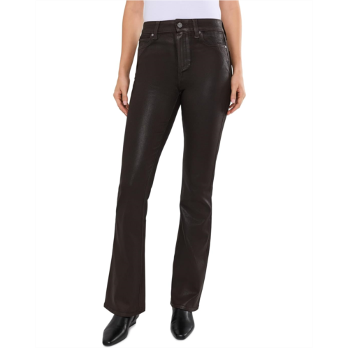 Womens Paige 32 High-Rise Laurel Canyon in Chicory Coffee Luxe Coating