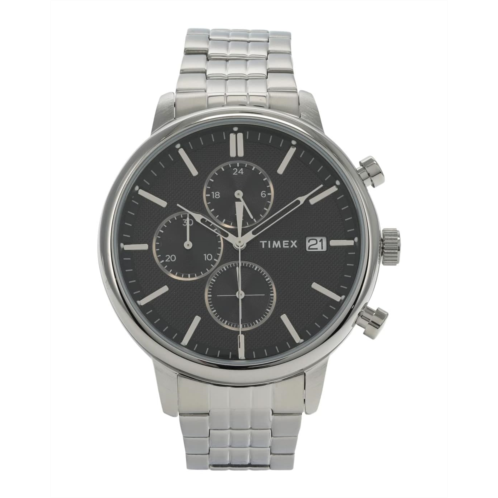 Timex 43 mm Chicago Chronograph Stainless Steel Bracelet Watch