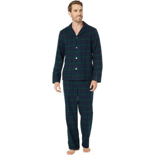 L.L.Bean Mens LLBean Scotch Plaid Flannel Pajamas Regular