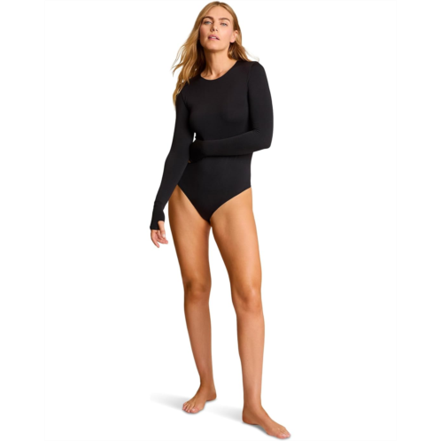 Womens Commando Prima Ballet Long Sleeve Bodysuit w/ Thumbholes