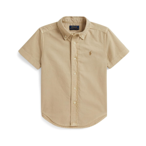 Kids Polo Ralph Lauren Kids Garment-Dyed Cotton Oxford Shirt (Big Kid)