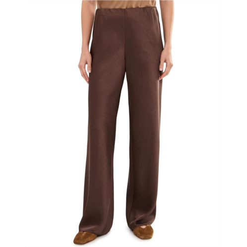Womens Vince High-Waist Fluid Satin Bias Pants