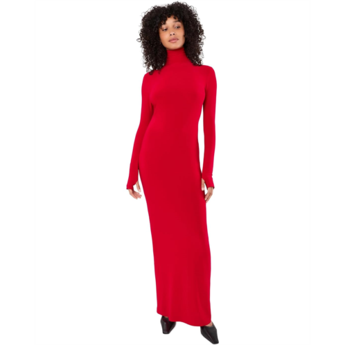 Womens Norma Kamali Turtle Long Dress