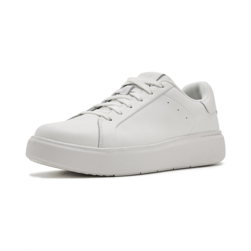 Womens FitFlop Rtg Leather Lace-Up Trainers
