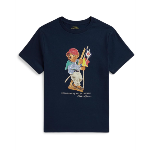 Boys Polo Ralph Lauren Kids Polo Bear Cotton Jersey Tee (Big Kid)