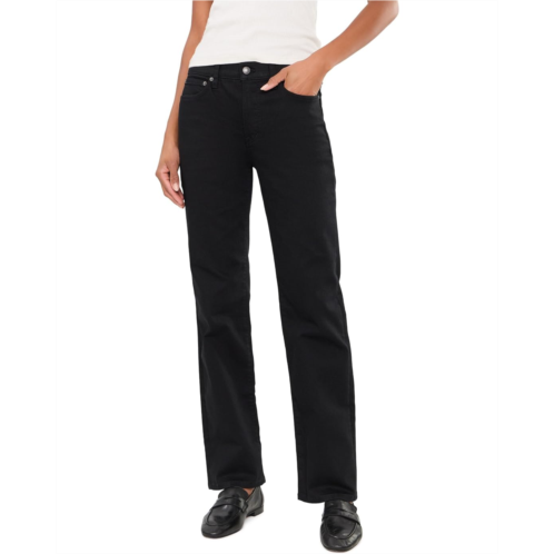 Womens Madewell The Straight Jean in Super Stretch Denim