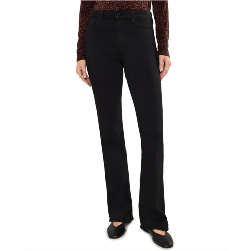 Womens Paige 32 High-Rise Laurel Canyon in Black Shadow