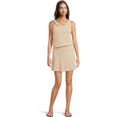 BECCA Gilded Cowl Neck Dress