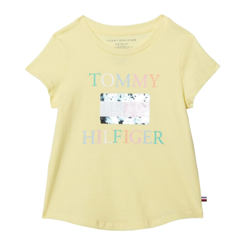 Tommy Hilfiger Kids Sequin Flag Tee (Big Kids)