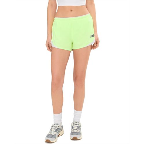 Womens New Balance 3 Run Essentials Shorts