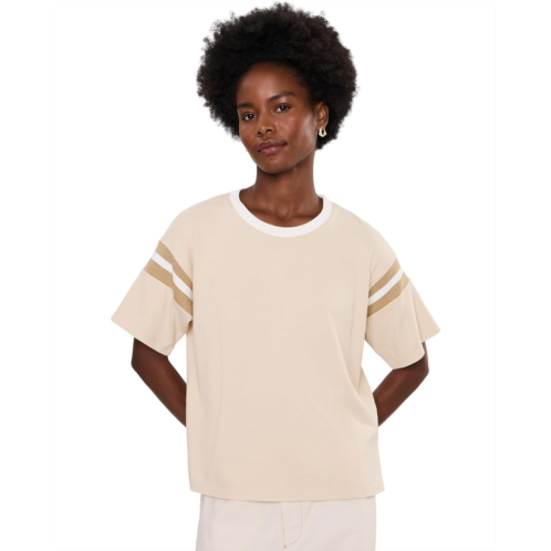Womens Faherty Sport Jersey Throwback Tee