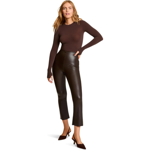 Commando Faux Leather Cropped Flare