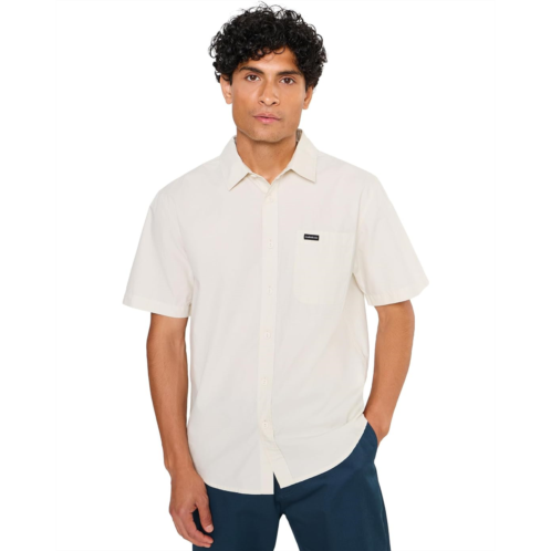 Mens Quiksilver Shore Break Classic Short Sleeve Woven