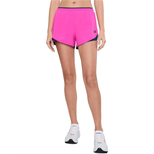 Womens New Balance 3 Run Essentials Shorts