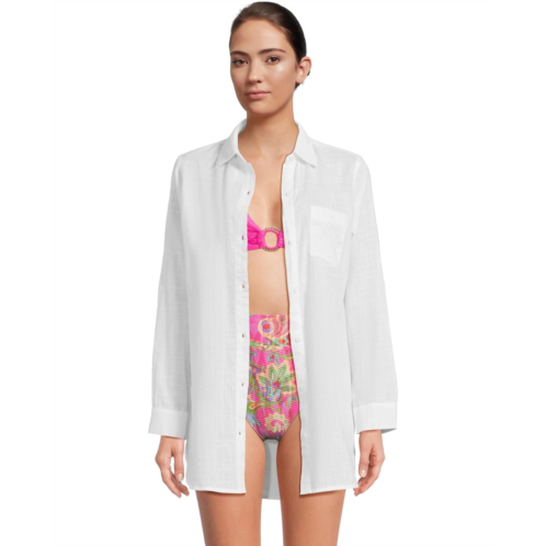 Tommy Bahama Shoreline Cotton Boyfriend Shirt