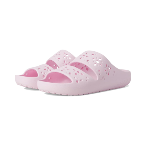 Unisex Crocs Classic Sandals 20 with Floral Cutout Design