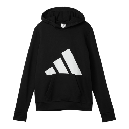 Adidas Kids Essential Big Logo Fleece Hooded Pullover (Big Kid)
