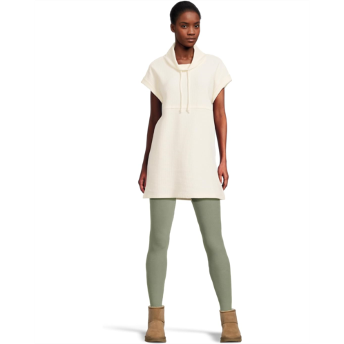 Womens Lilla P Roll Sleeve Seamed Dress