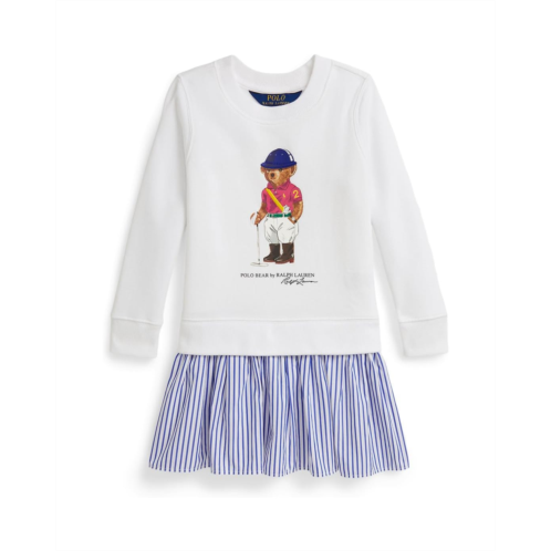 Polo Ralph Lauren Kids Polo Bear Striped-skirt Fleece Dress (toddler/Little Kid)
