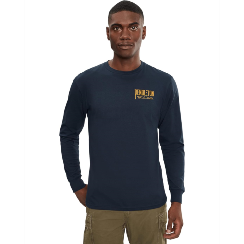 Mens Pendleton Original Western Graphic Long Sleeve
