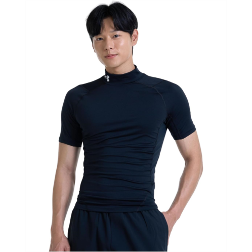 Mens Under Armour Heatgear Armour Comp Mock Short Sleeve T-Shirt