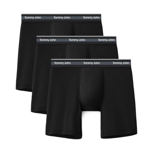Mens Tommy John Comfort Micro 6 Boxer Brief 3-Pack