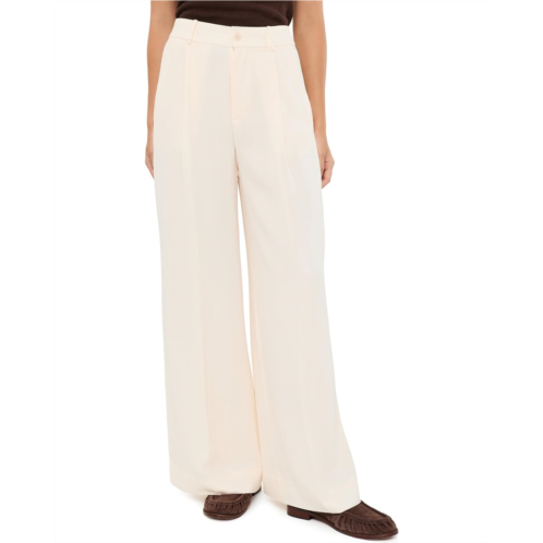 POLO Ralph Lauren Womens Lauren Ralph Lauren Double-Faced Georgette Wide-Leg Pants