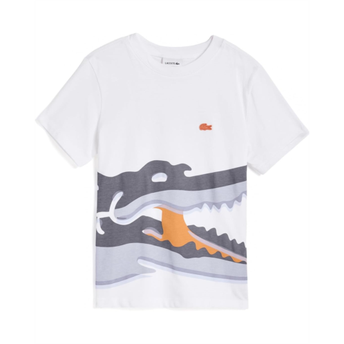Boys Lacoste Kids Watercolor Croc Polo (Big Kid)