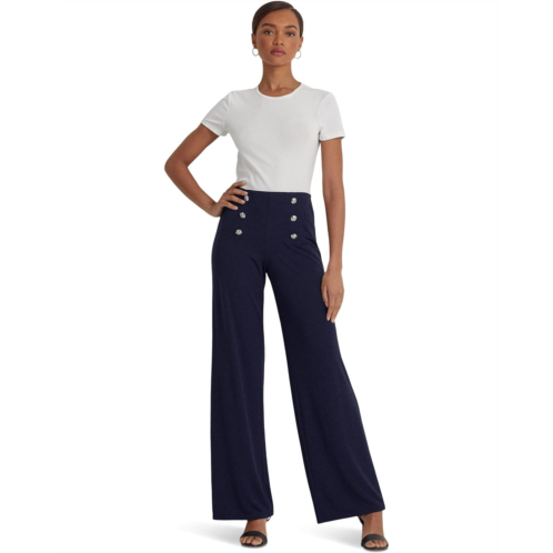 POLO Ralph Lauren Womens Lauren Ralph Lauren Cotton-Blend T-Shirt