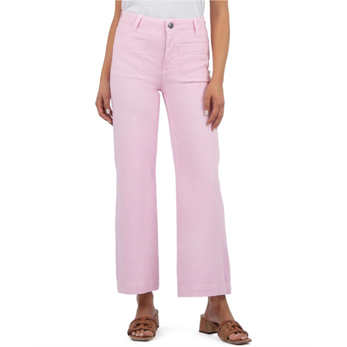 KUT from the Kloth Meg High Rise Wide Leg W Patch Pockets Regular Hem
