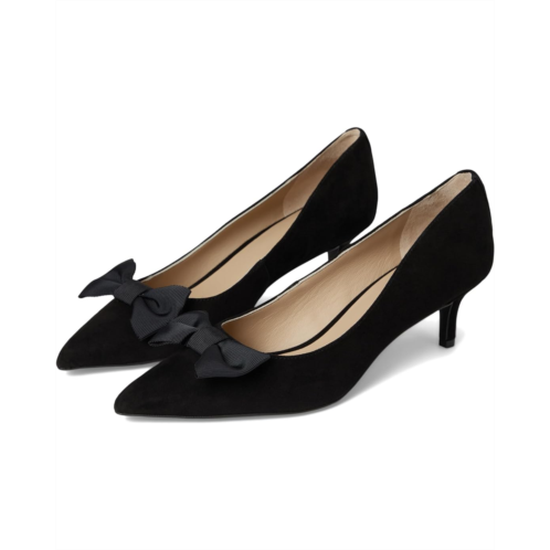 POLO RALPH LAUREN Womens Lauren Ralph Lauren Adrienne Bow-Trim Suede Pumps