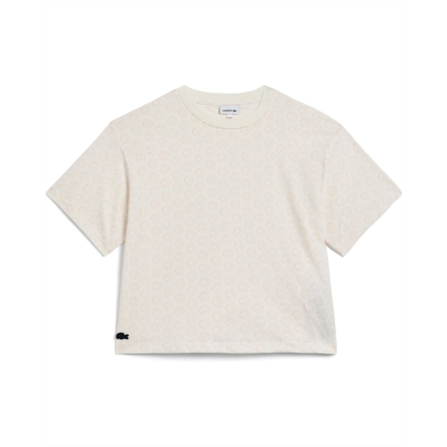 Girls Lacoste Kids Oversized Printed Tee (Big Kid)