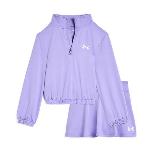 Under Armour Kids 1/4 Zip Skort Set (Little Kid)