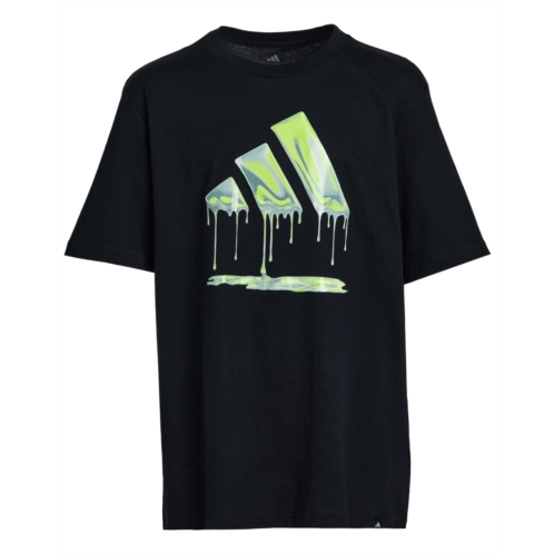 Boys adidas Kids Chrome Drip Logo Tee (Big Kid)