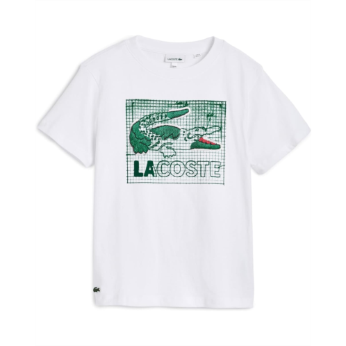 Boys Lacoste Kids Textured Graphic T-Shirt (Big Kid)