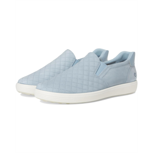 Womens ECCO Soft 7 Quilted Easy Slip-On Sneakers